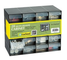 20 Multi Drawer Plastic Storage Cabinet for Home Garage or Shed