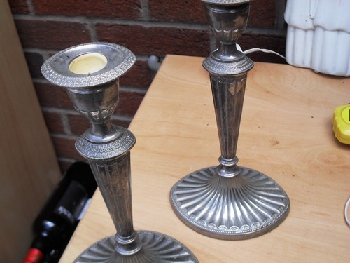 Vintage pair silver plated - vintage,