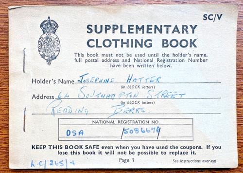 Wwii supplementary clothing - supplementary,