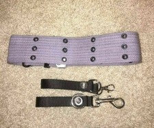 Grey Ghostbusters Belt & Clips