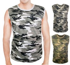 Mens Camouflage Jungle VESTS