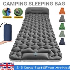 Inflatable Camping Mat Self Inflating Camping Sleeping Air Bed Single Mattress