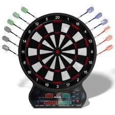 Ruthless | Electronic Soft Tip Dartboard | Soft Tip Darts x 4 Sets Included