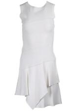 ALAÏA WHITE KNIT MINI DRESS FR 38 UK 10