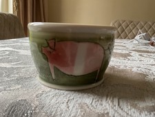 pig design irish porcelain by