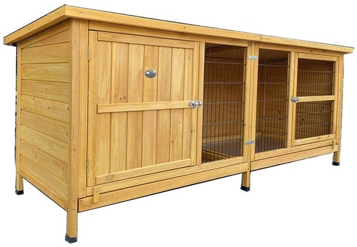 Extra large rabbit hutch - large,