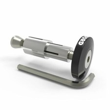 STOMP 120 Oxford Motorcycle Slim Flat Aluminium Handlebar Bar Ends OX598 Black