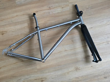 Titanium Frameset, Carbon Boost Fork, 18", Gravel, MTB, 29", Disc