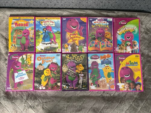 Lot barney dvds - lot, of