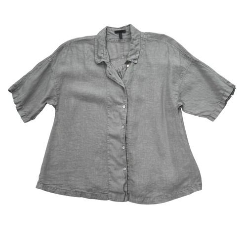 Oska womens linen boxy button - womens,