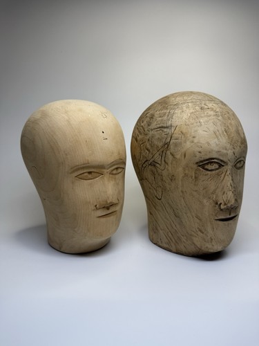 Pair antique wooden - antique,