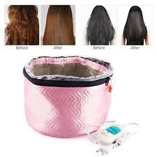 NEW 3 Mode Electric Hair Steamer Heating Cap SPA Thermal Treatment Hat Hair Care