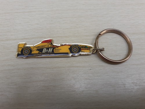 Racing car keyring peugeot - car,