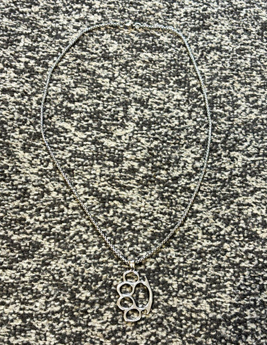 Silver metal cable chain - silver,