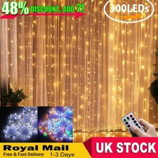 3Mx3M LED Curtain Fairy String