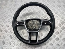 2019 AUDI A6 LEATHER MULTIFUNCTIONAL STEERING WHEEL & SHIFT PADDLES 4K0419091B