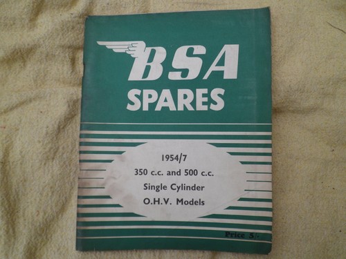 Genuine 1950s bsa spares - bsa,