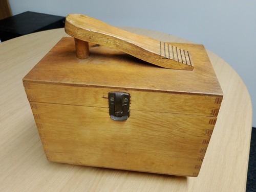 Vintage shoe shine box - shoe,