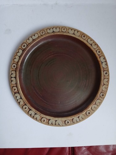 Quantock studio pottery plate - pottery,
