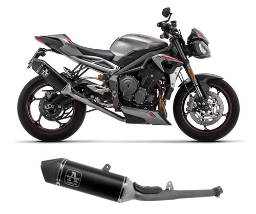 Exhaust arrow veloce alu black - veloce,