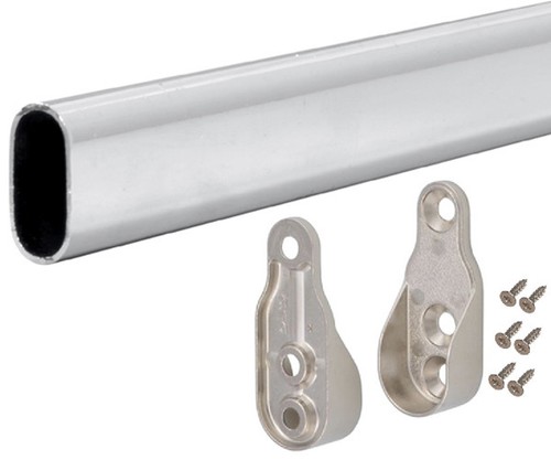 Wardrobe pole hanging rail - wardrobe,