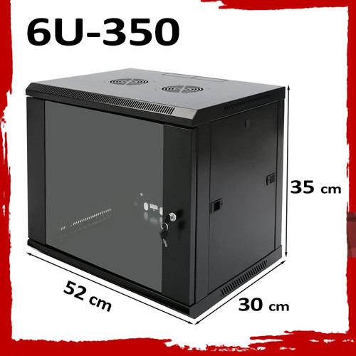 350mm black network - black, cabinet