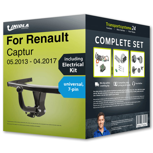 Towbar fixed for renault - fixed,