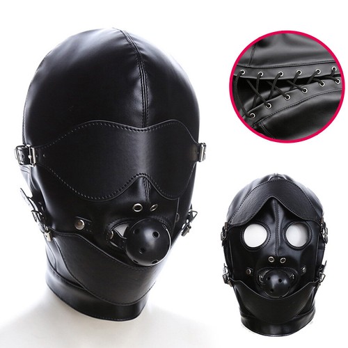 Head harness gimp bondage hood - head,