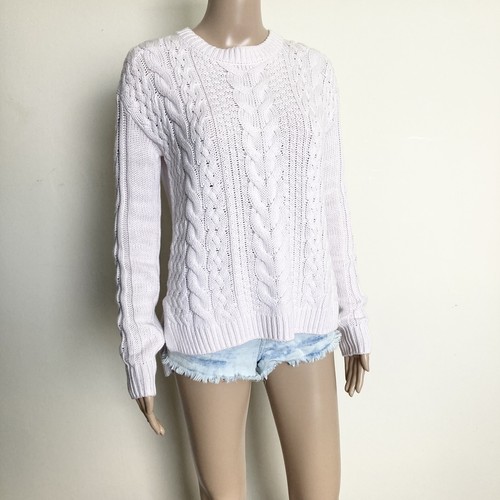 Pale pink cable knit - pale,