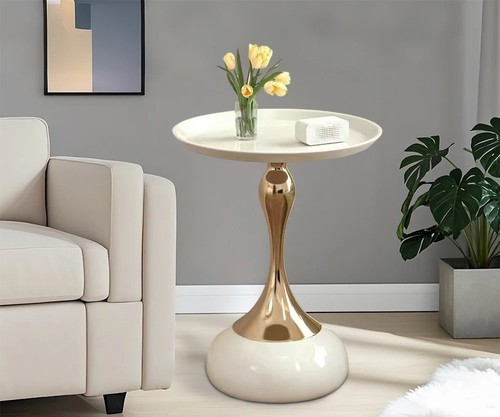 Modern round side table small - round,