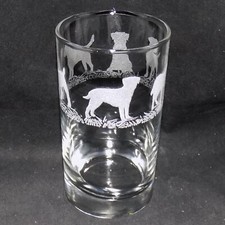 Engraved 'BORDER TERRIER' highball glass -Unique & personal Border Terrier gift!