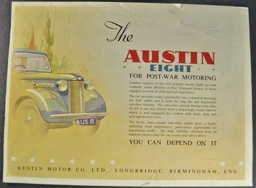 1946 1947 austin eight - 1946-1947, 8