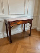 An Antique Georgian Style Good Quality Mahogany Hall Console Table ~Delivery Ava