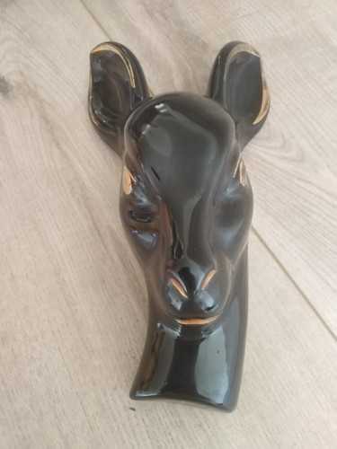 Vintage black posy vase wall - black,