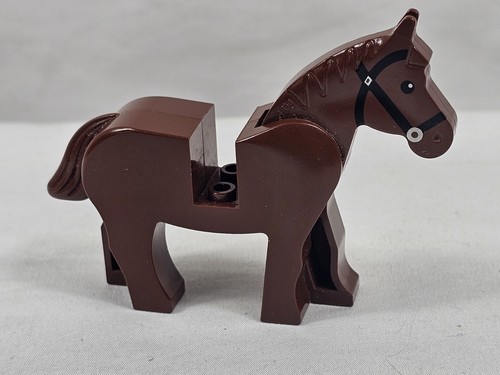 Lego horse 4493c01pb05 reddish - lego,