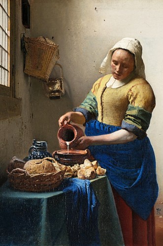The kitchen maid milk - the,