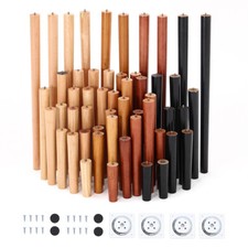 4x Wooden Furniture Tapered