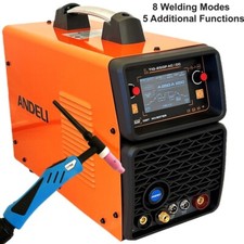 ANDELI AC/DC/MIX TIG Welder Inverter Pulse Spot Cold 250A Stick Welding Machine