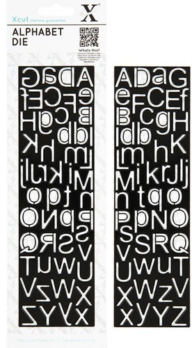 Cut alphabet die slimline - x,