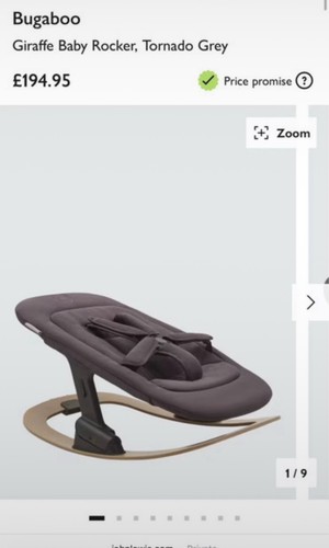 Bugaboo giraffe baby rocker - giraffe,