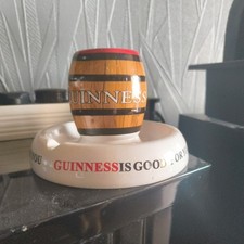 Mintons Guinness Barrel Matchbox Holder Ashtray