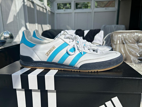 Adidas jeans men white - white, blue