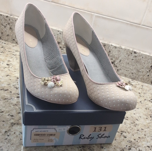 Ruby shoo carla beige - ruby, beige/white