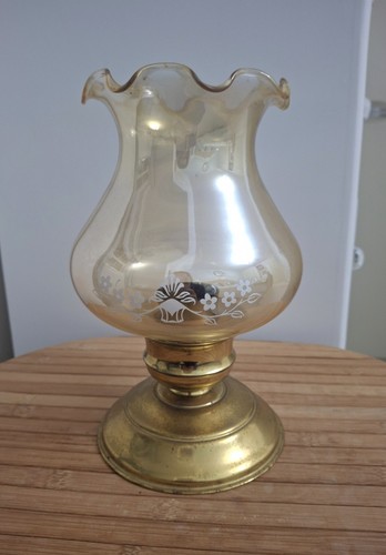 Vintage brass and amber - vintage,
