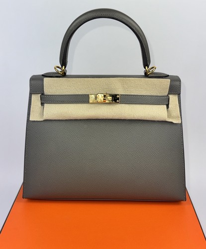 Hermes kelly gris meyer - gris,