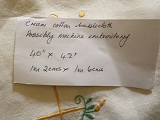 Vintage Embroidered Table