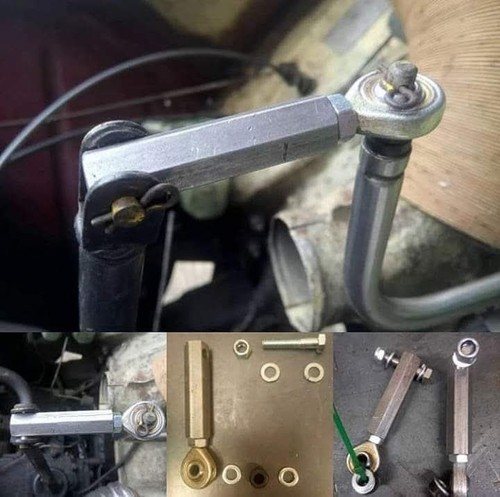 Rose jointed gear linkage - jointed,