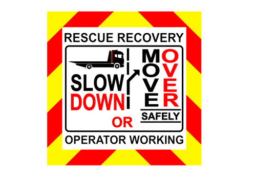 200mm recovery truck sticker - 200mm,