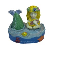2003 Peter Adderley Cape Shore Mermaid Salt & Pepper Shakers Novelty Gold Beach