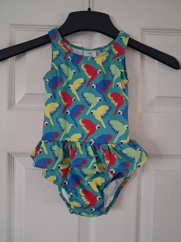 Girls frugi parrot swimsuit - parrot,